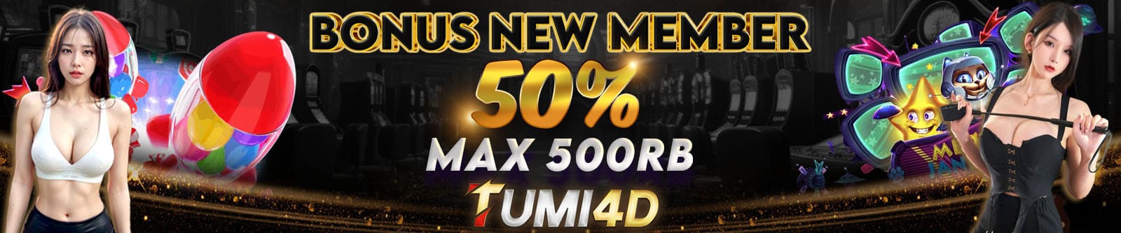 Tumi4d Bonus Member Baru 50% Up To 500RB